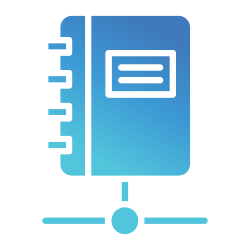 databank Generic gradient fill icoon