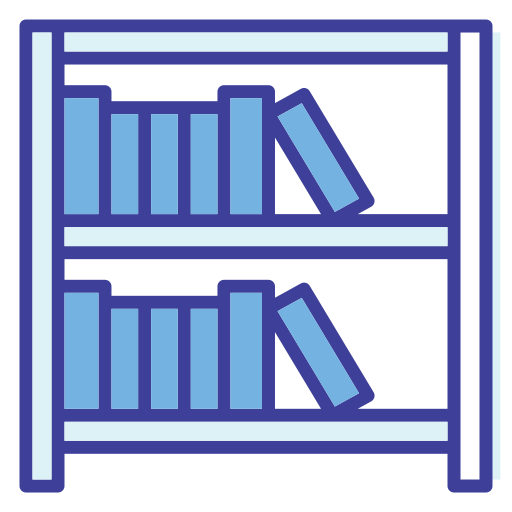 biblioteka Generic color lineal-color ikona