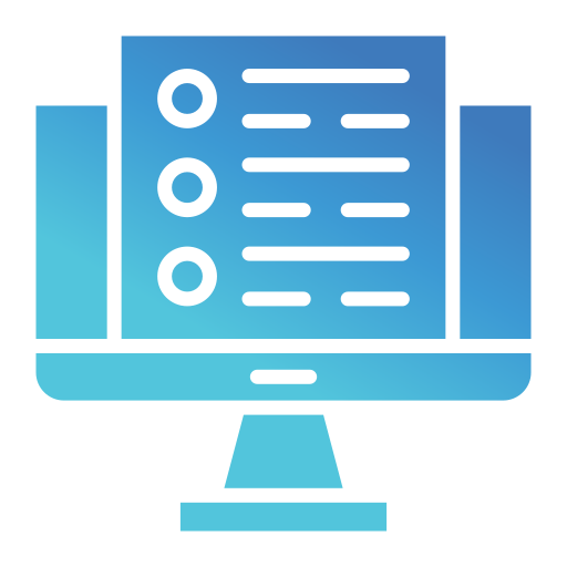 monitor Generic gradient fill icoon