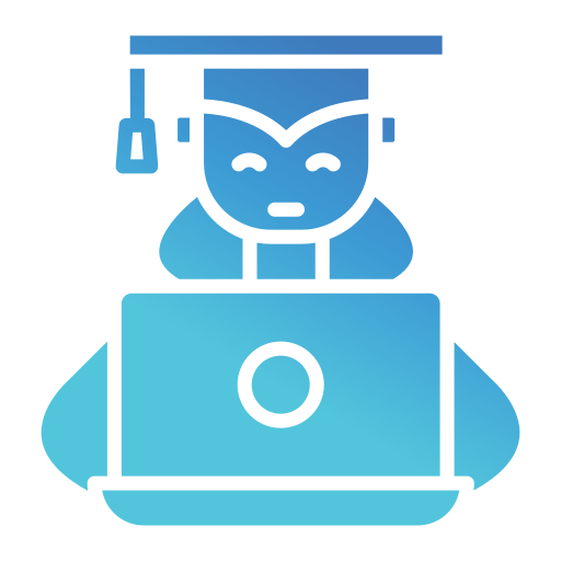 Online education Generic gradient fill icon