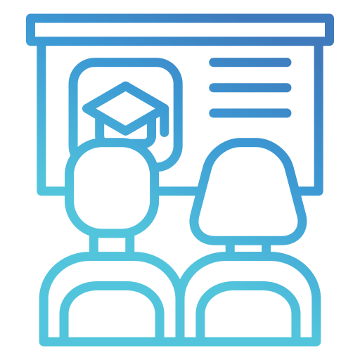 Students Generic gradient outline icon