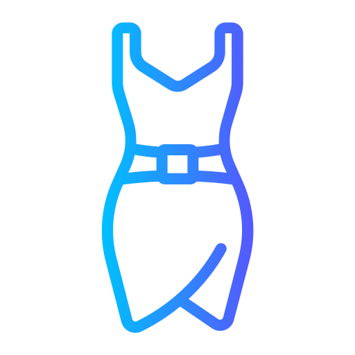 드레스 Generic gradient outline icon