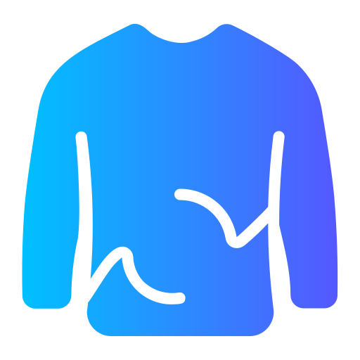 Long sleeve Generic gradient fill icon