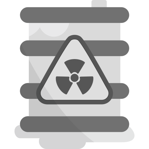 Toxic waste Generic color fill icon