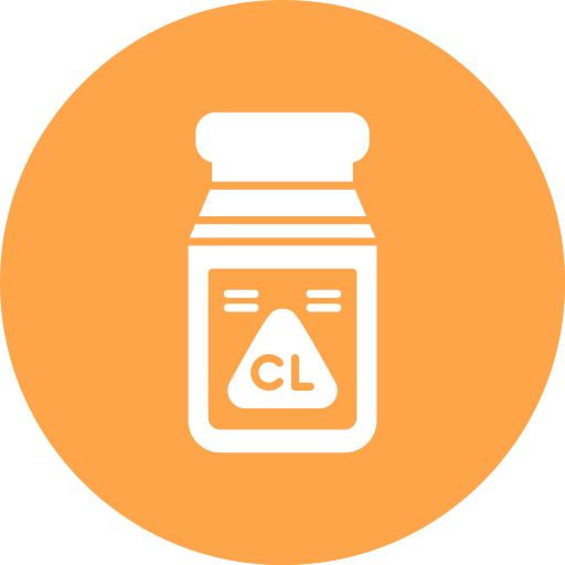 Chlorine Generic color fill icon