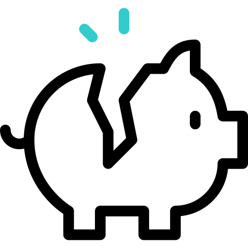 sparschwein Basic Accent Outline icon