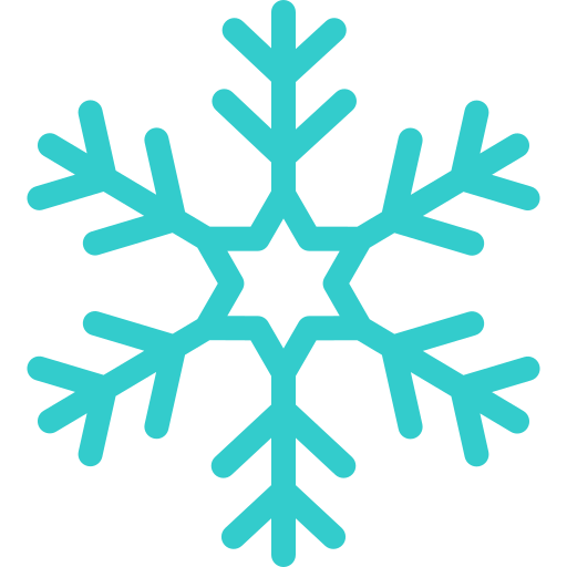 Snowflake Basic Accent Outline icon