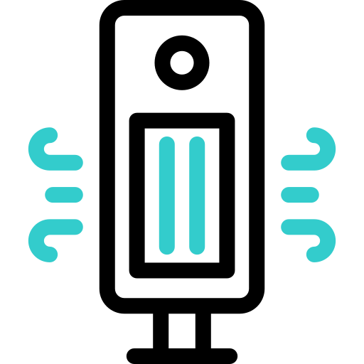 Tower fan Basic Accent Outline icon