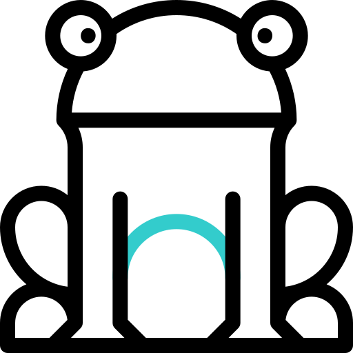 Żaba Basic Accent Outline ikona