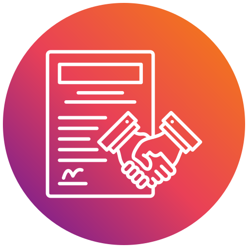 Agreement Generic gradient fill icon