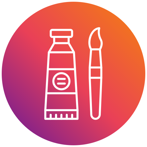 Paint tube Generic gradient fill icon