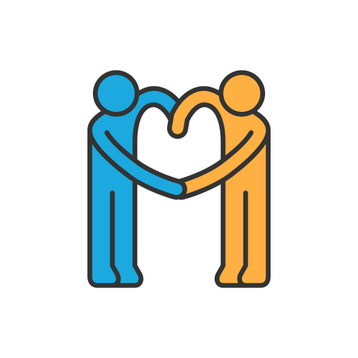 Friendship Generic color lineal-color icon