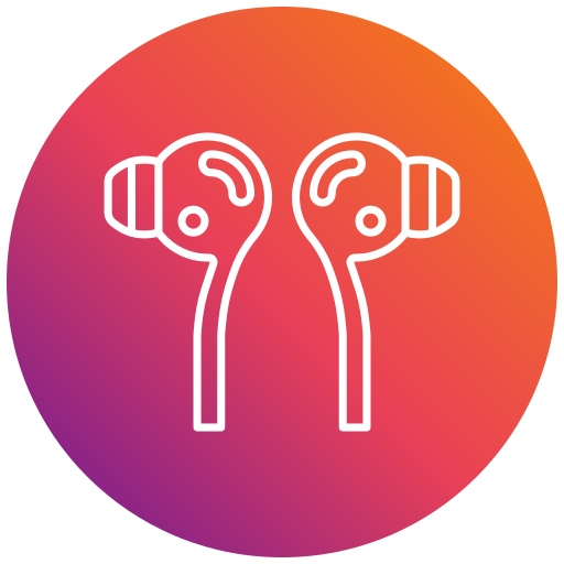 Earbuds Generic gradient fill icon