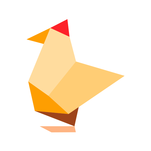 poule Generic color fill Icône