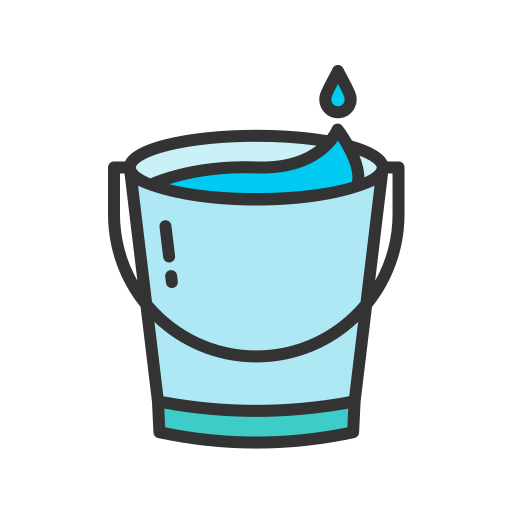 secchio d'acqua Generic color lineal-color icona