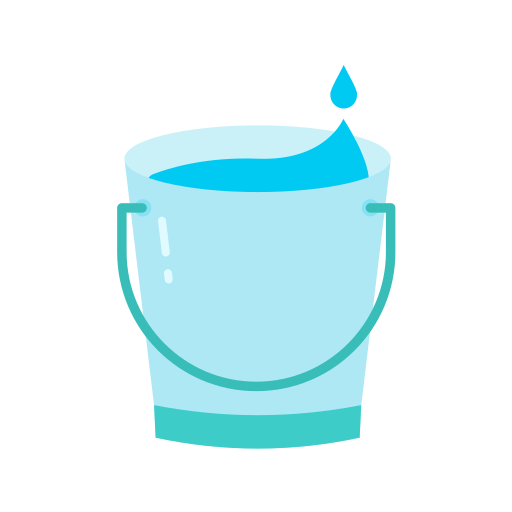 wiadro wody Generic color fill ikona
