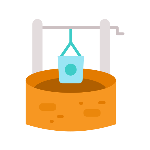 Water well Generic color fill icon