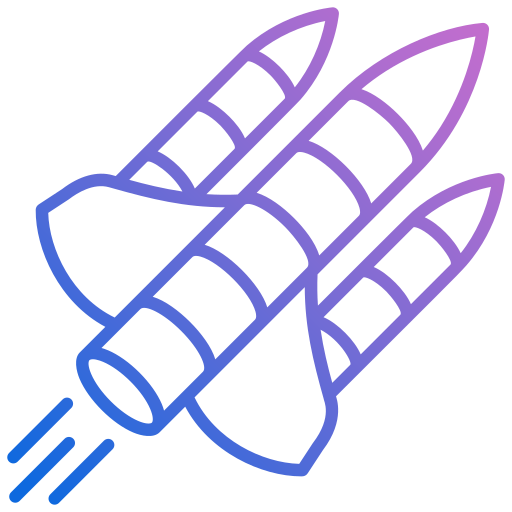 Space shuttle Generic gradient outline icon