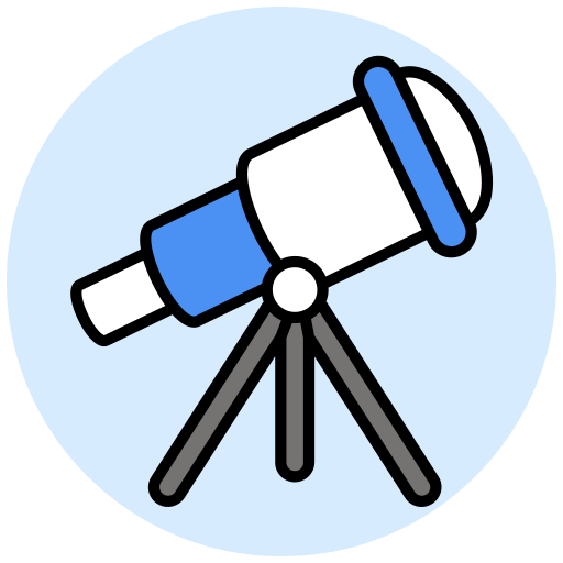 Telescope Generic color lineal-color icon