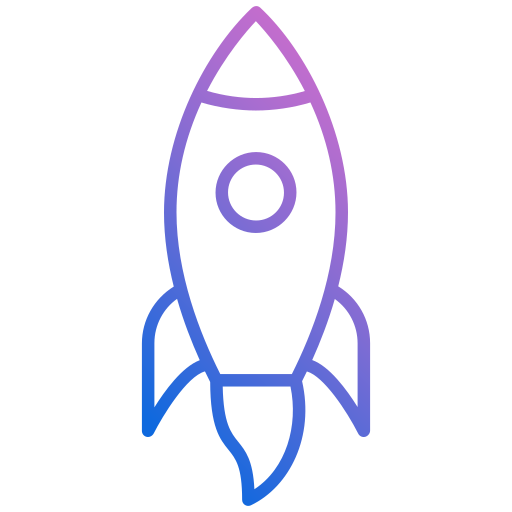 rakete Generic gradient outline icon