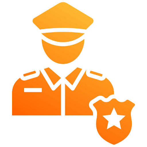 警察 Generic gradient fill icon