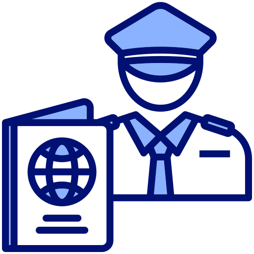 Immigration officer Generic color lineal-color icon