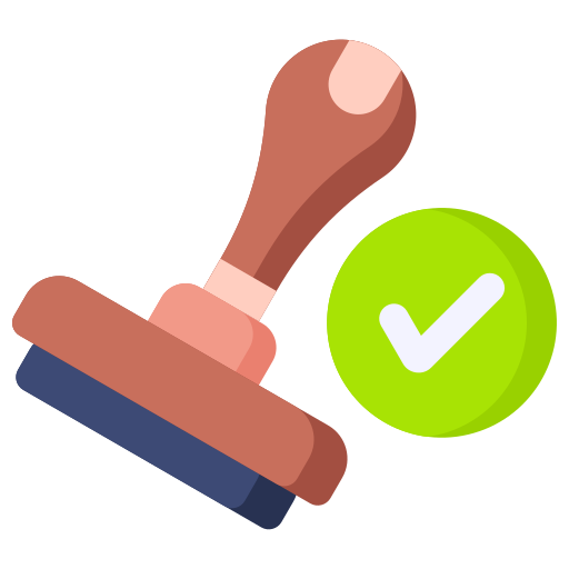 Rubber stamp Generic color fill icon
