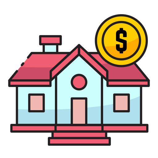 prezzo della casa Generic color lineal-color icona