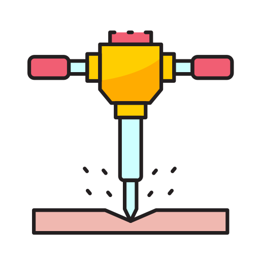 Jackhammer Generic color lineal-color icon