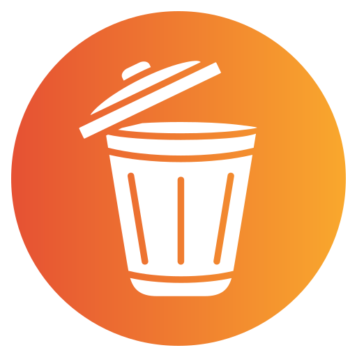 Disposal Generic gradient fill icon