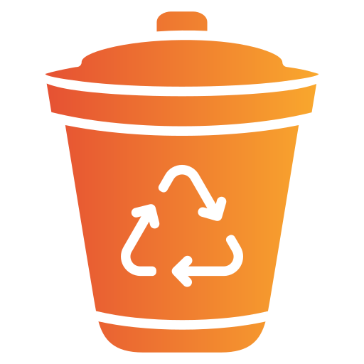 Recycle bin Generic gradient fill icon