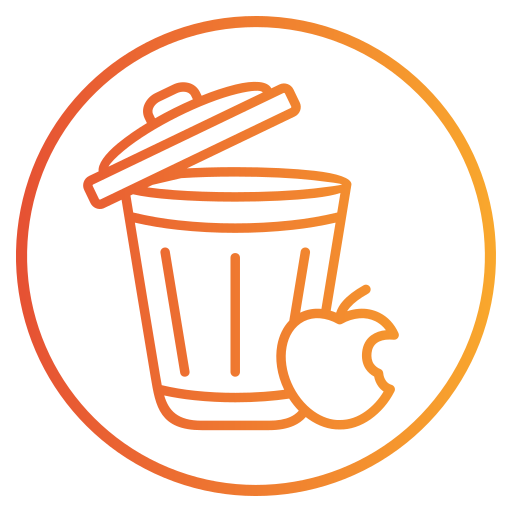 Organic waste Generic gradient outline icon