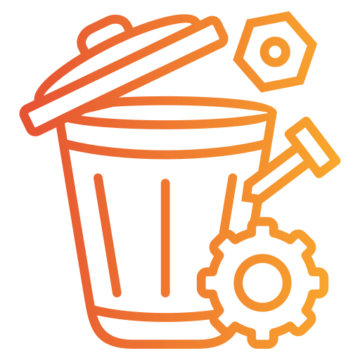 Waste Generic gradient outline icon