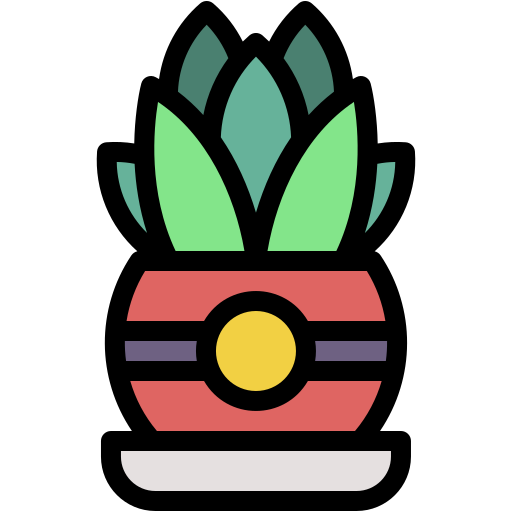 kamerplanten Generic color lineal-color icoon