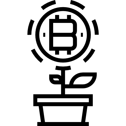 Биткойн Payungkead Lineal иконка