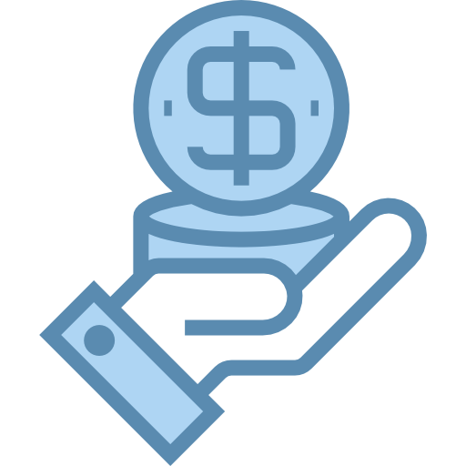 Dollar Payungkead Blue icon