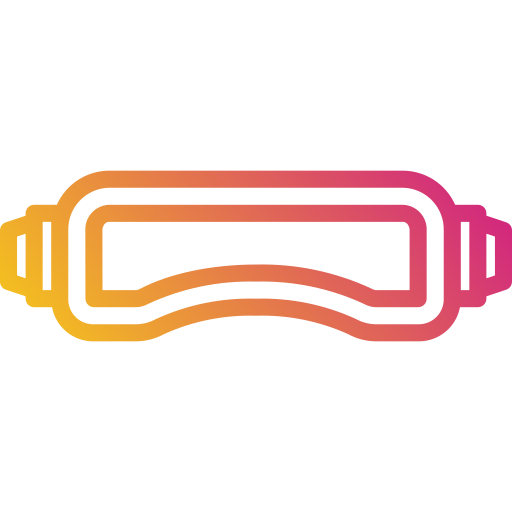 Virtual reality glasses Payungkead Gradient icon