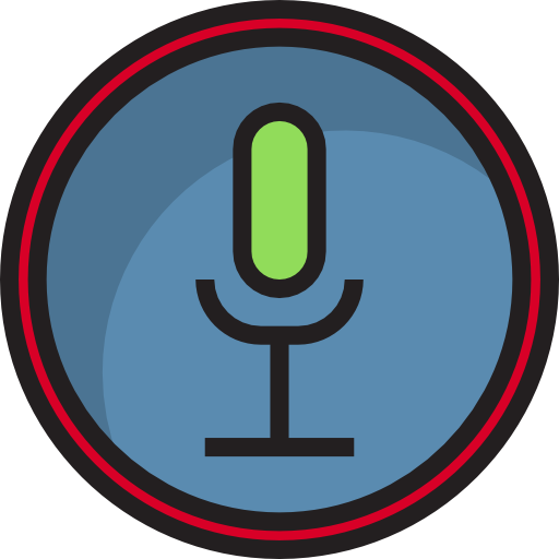 mikrofon Payungkead Lineal Color ikona