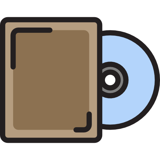 disco compacto Payungkead Lineal Color icono