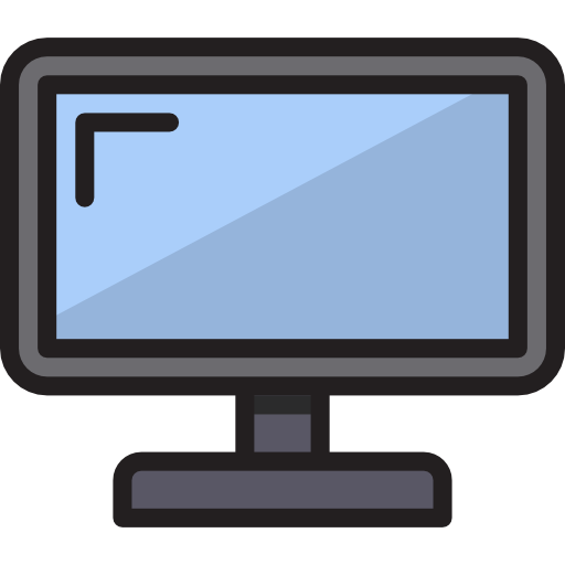 Monitor Payungkead Lineal Color icon