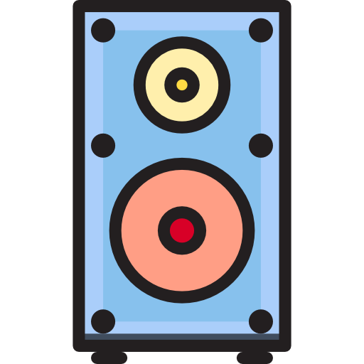 Speaker Payungkead Lineal Color icon