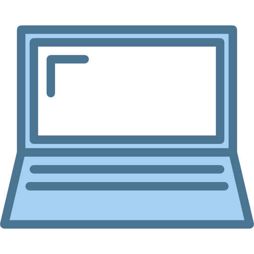 Laptop Payungkead Blue icon