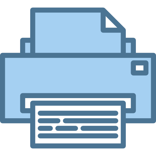 인쇄기 Payungkead Blue icon