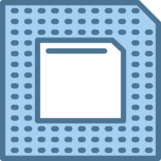 Processor Payungkead Blue icon