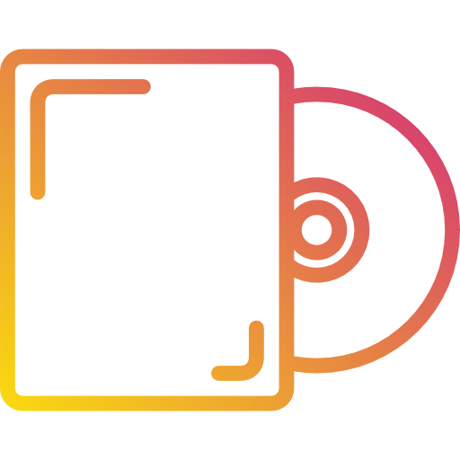 Compact disc Payungkead Gradient icon