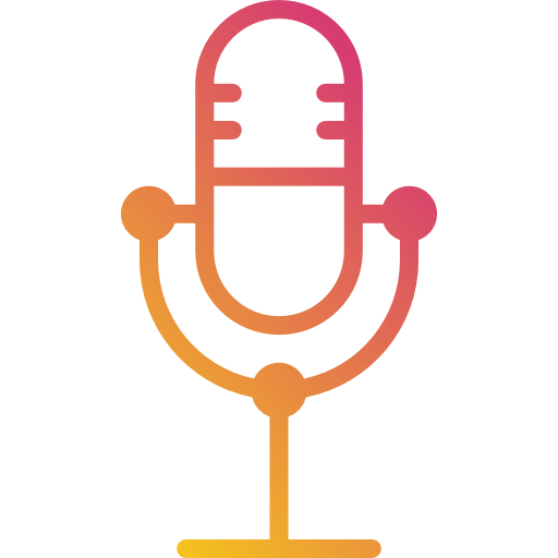 mikrofon Payungkead Gradient icon