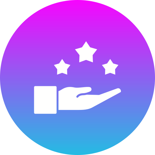 Customer review Generic gradient fill icon