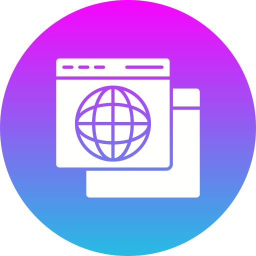 Browser Generic gradient fill icon
