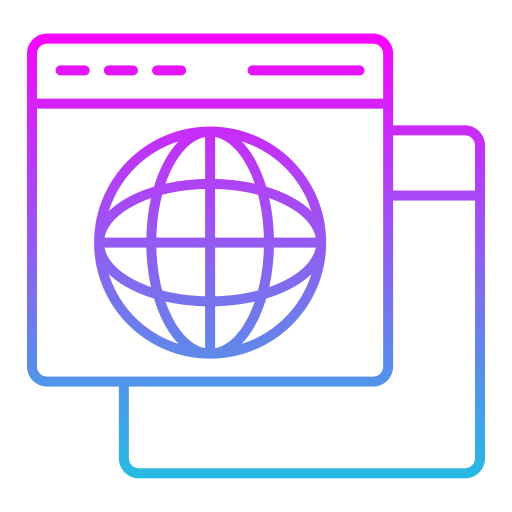 navigateur Generic gradient outline Icône