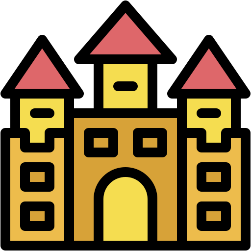 kasteel Generic color lineal-color icoon